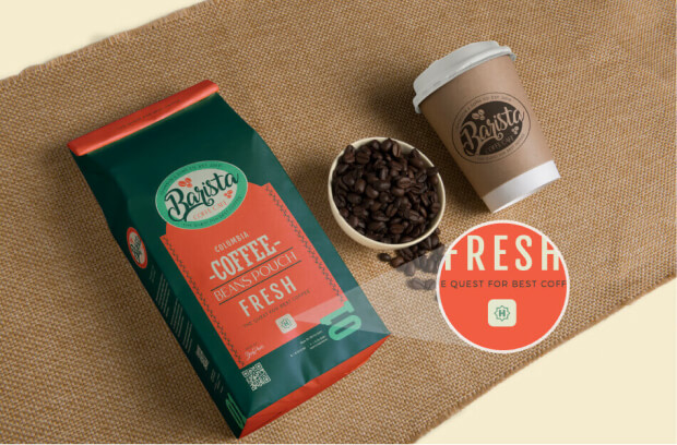 Coffee beans from barista that is halal certified from AHF. 
